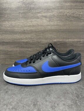 Nike Court Vision Low Sneakers Mens Size 10.5 Blue Black DM8681-001